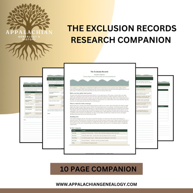 The Exclusion Records Research Companion