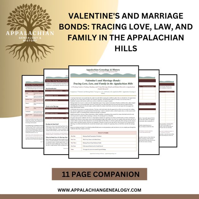 Valentine's and Marriage Bonds: Tracing Love, Law, and Family in the Appalachian Hills